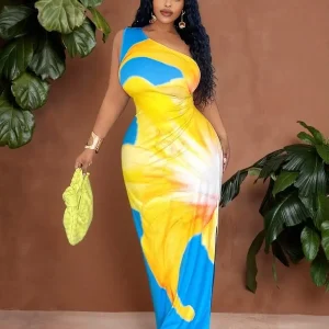 Veslaya Plus Size Vacation Dress