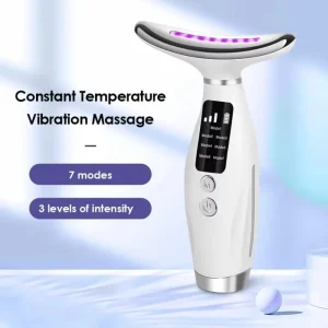 Face & Neck Massager 7 Colors LED Photon Light Beauty Device