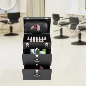 3 Trays Makeup Train Case